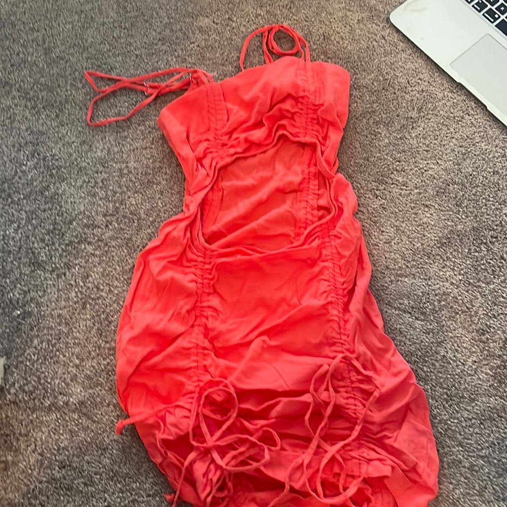 pink mini dress